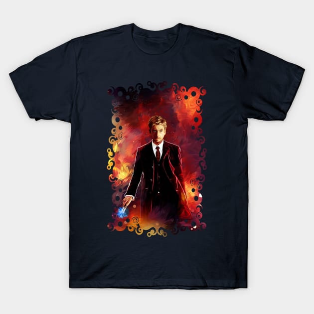 10th Doctorwho abstract art T-Shirt by Dezigner007